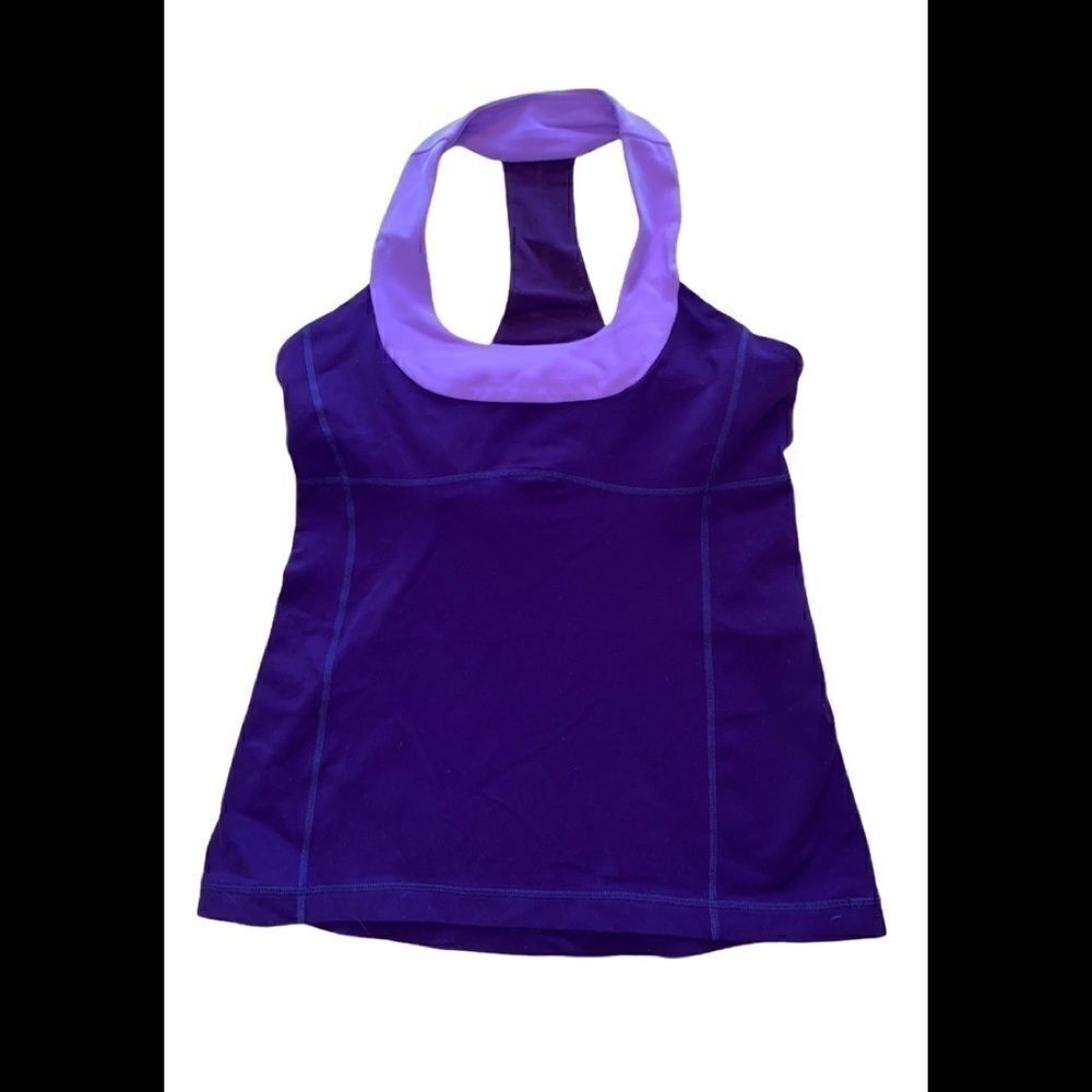 Lulu tank top size 6 purple